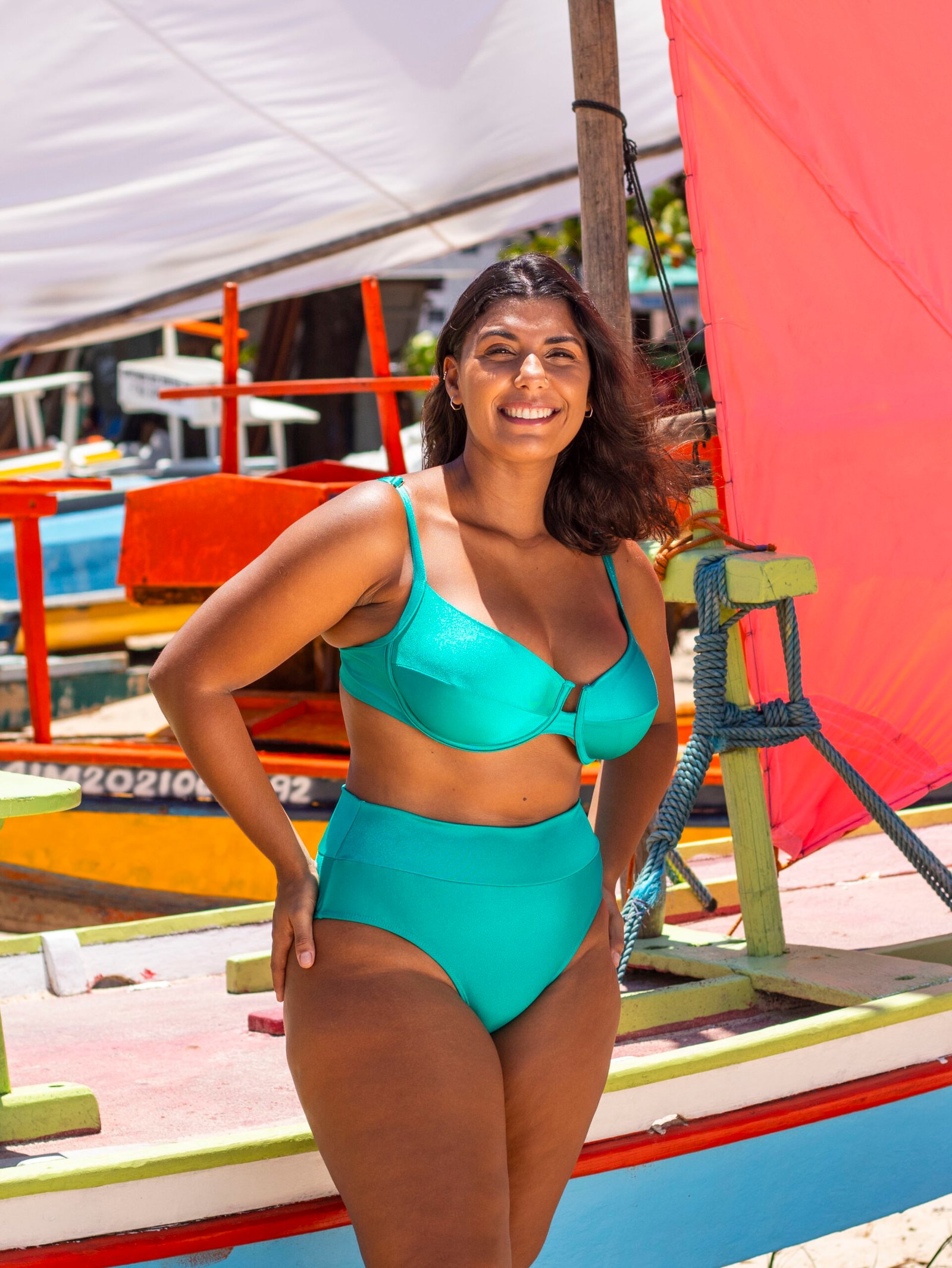 Biquíni Juliana verde água